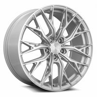 MRR GF5 18x8.5 35 5x114.3mm 73.1mm Silver Machined Face