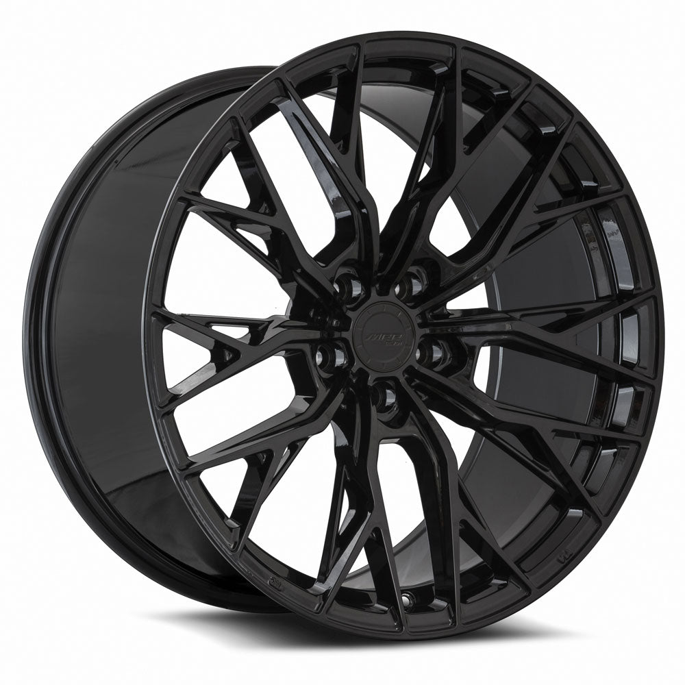 MRR GF5 21x10.5 25 5x112mm 66.6mm Gloss Black