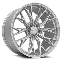 MRR GF5 21x10.5 24 5x114.3mm 73.1mm Silver Machined Face