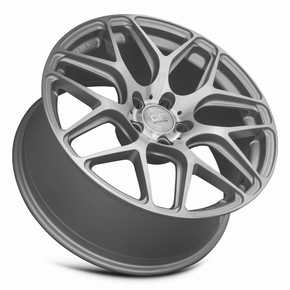 MRR GF9 19x8.5 35 5x108mm 73.1mm Silver Machined Face