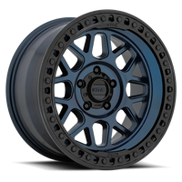 KMC GRS KM549 BL 18x8.5 +0 5x127mm 71.5mm Midnight Blue Gloss Black Lip