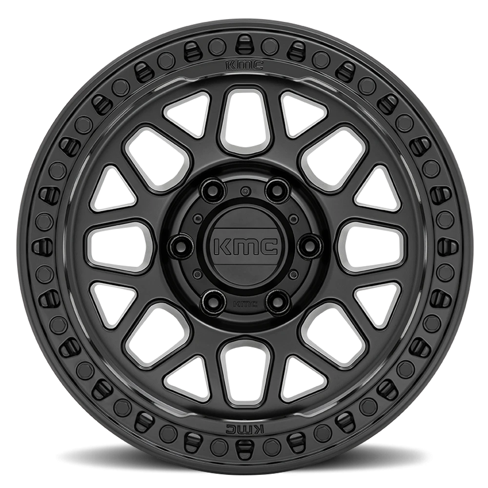 KMC GRS 17x8.5" 5x139.7mm 78.1mm CB 0mm Satin Black