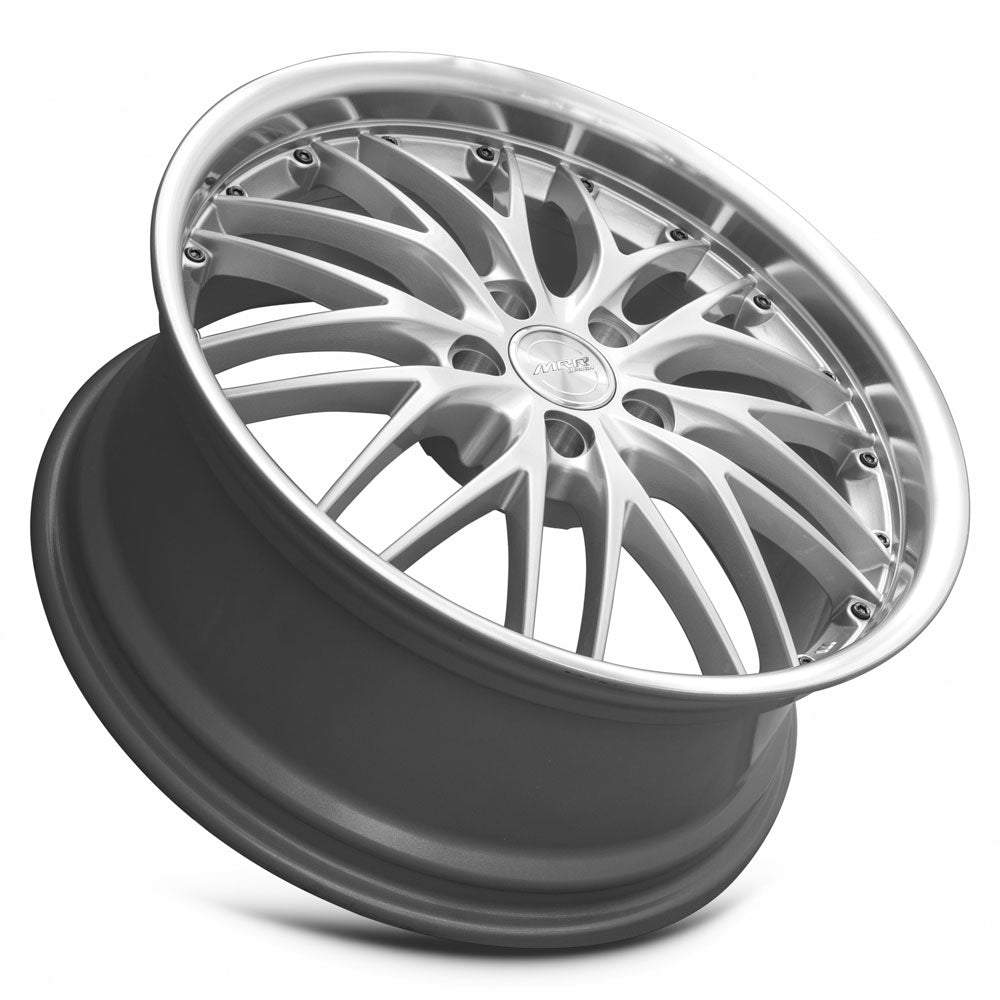 MRR GT1 19x8.5 20 5x114.3mm 73.1mm Hyper Silver Machined Lip