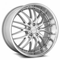 MRR GT1 20x10 20 5x114.3mm 73.1mm Hyper Silver Machined Lip