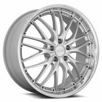 MRR GT1 20x8.5 20 5x114.3mm 73.1mm Hyper Silver Machined Lip