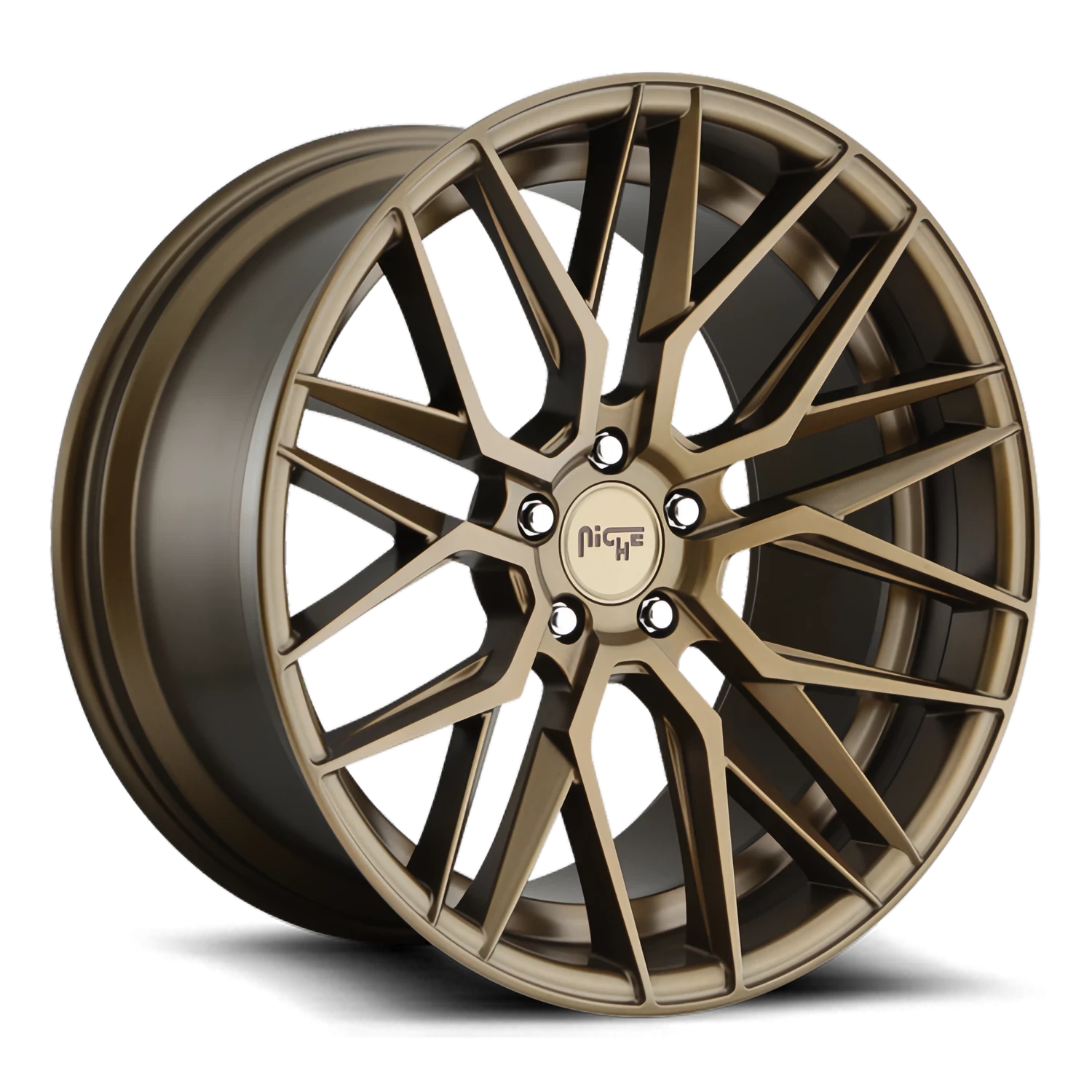 Niche Gamma 19x8.5" 5x108mm 72.6mm CB +40mm Matte Bronze