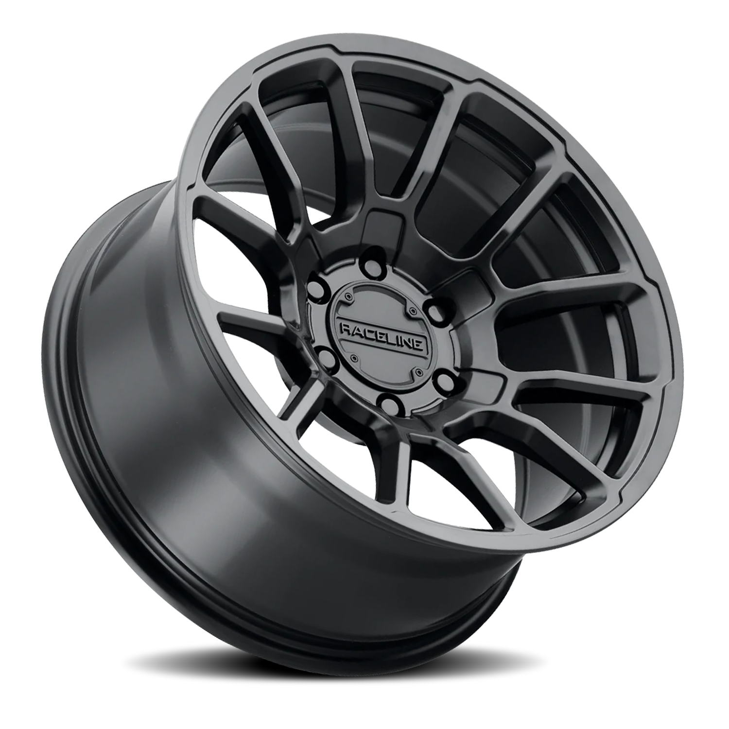 Raceline Gauge 16x8" 5x114.3mm 78.1mm CB 0mm Satin Black