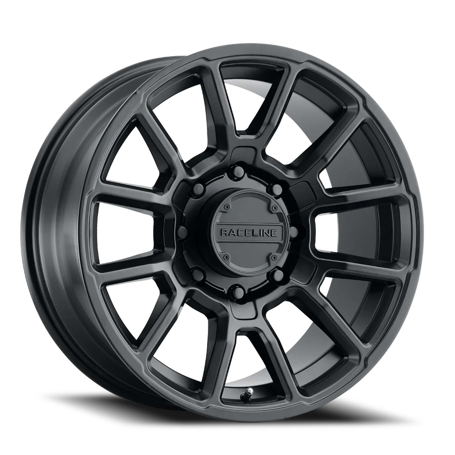 Raceline Gauge 20x10" 8x180mm 124.2mm CB -19mm Satin Black