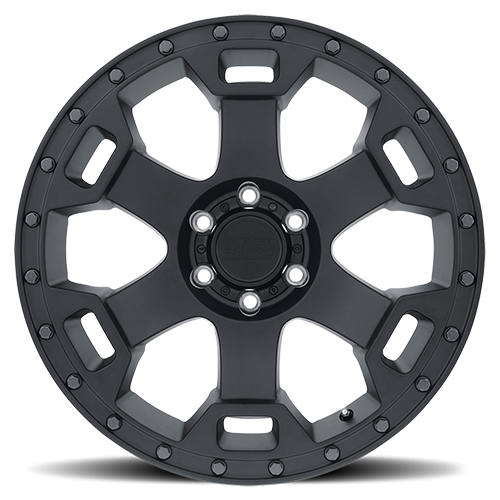 Black Rhino Gauntlet 18x9" 5x139.7mm 78.1mm CB +2mm Semi Gloss Black Gunmetal Bolts