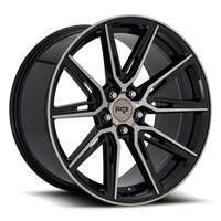 Niche Gemello 20x10.5" 5x120mm 72.5mm CB +40mm Gloss Black Machined-DDT