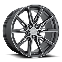 Niche Gemello 20x10.5" 5x115mm 71.8mm CB +20mm Gloss Anthracite Machined