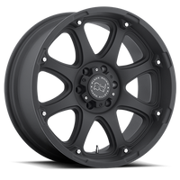Black Rhino Glamis 18x9" 6x135mm 87mm CB +12mm Matte Black