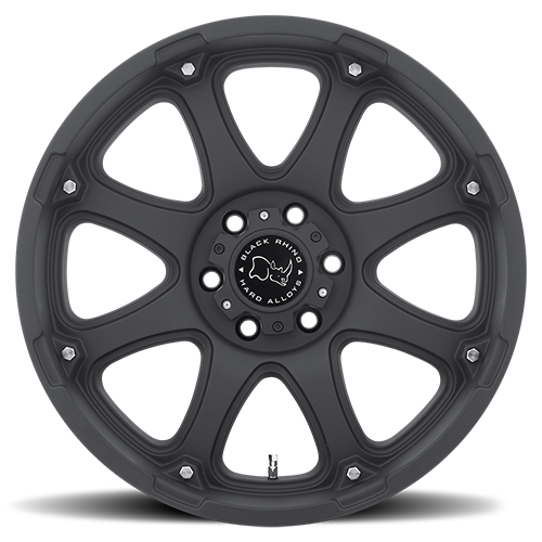 Black Rhino Glamis 17x9" 6x135mm 87mm CB +12mm Matte Black