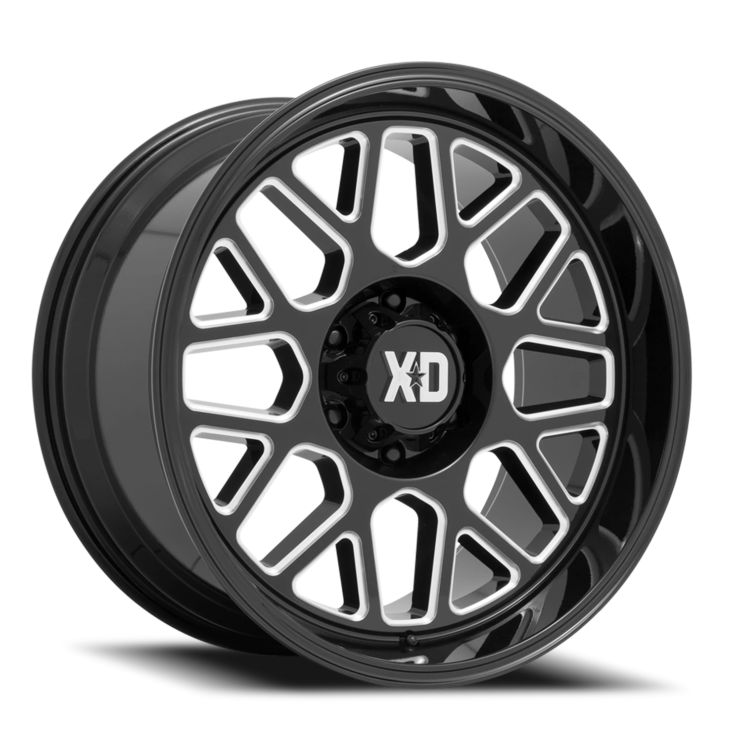 XD Series Grenade 2 20x10" 5x127mm 71.5mm CB -18mm Gloss Black Milled