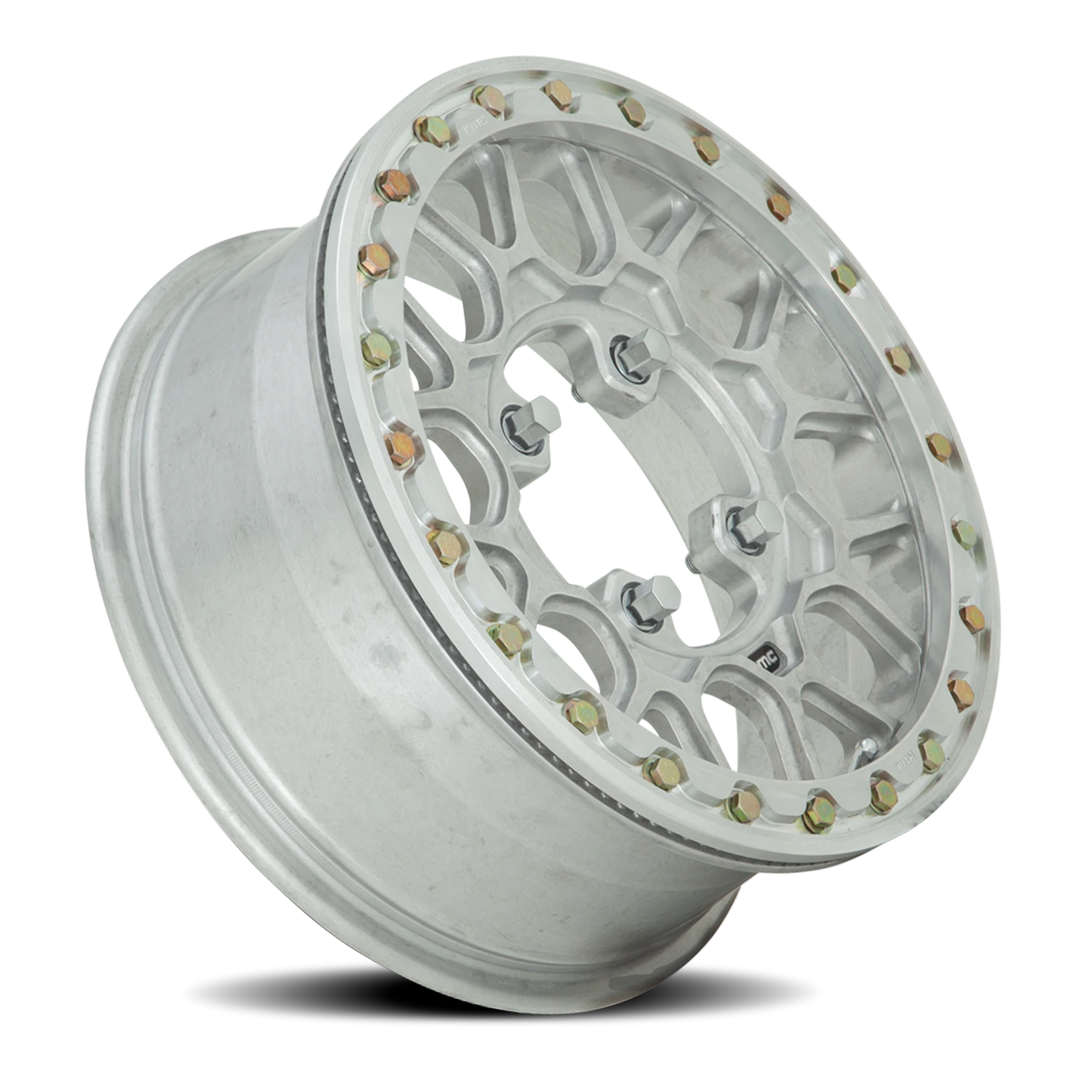 KMC Grenade Beadlock Forged UTV KS435 15x6 +38 4x137mm 99.1mm Machined Raw Machined