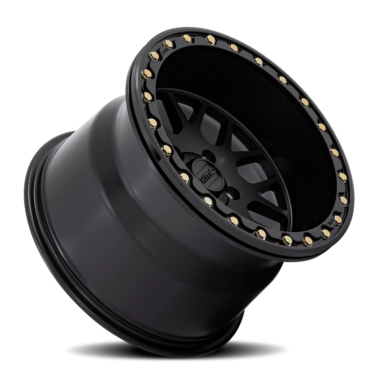 KMC Grenade Beadlock UTV 15x10" 4x156mm 132mm CB 0mm Satin Black