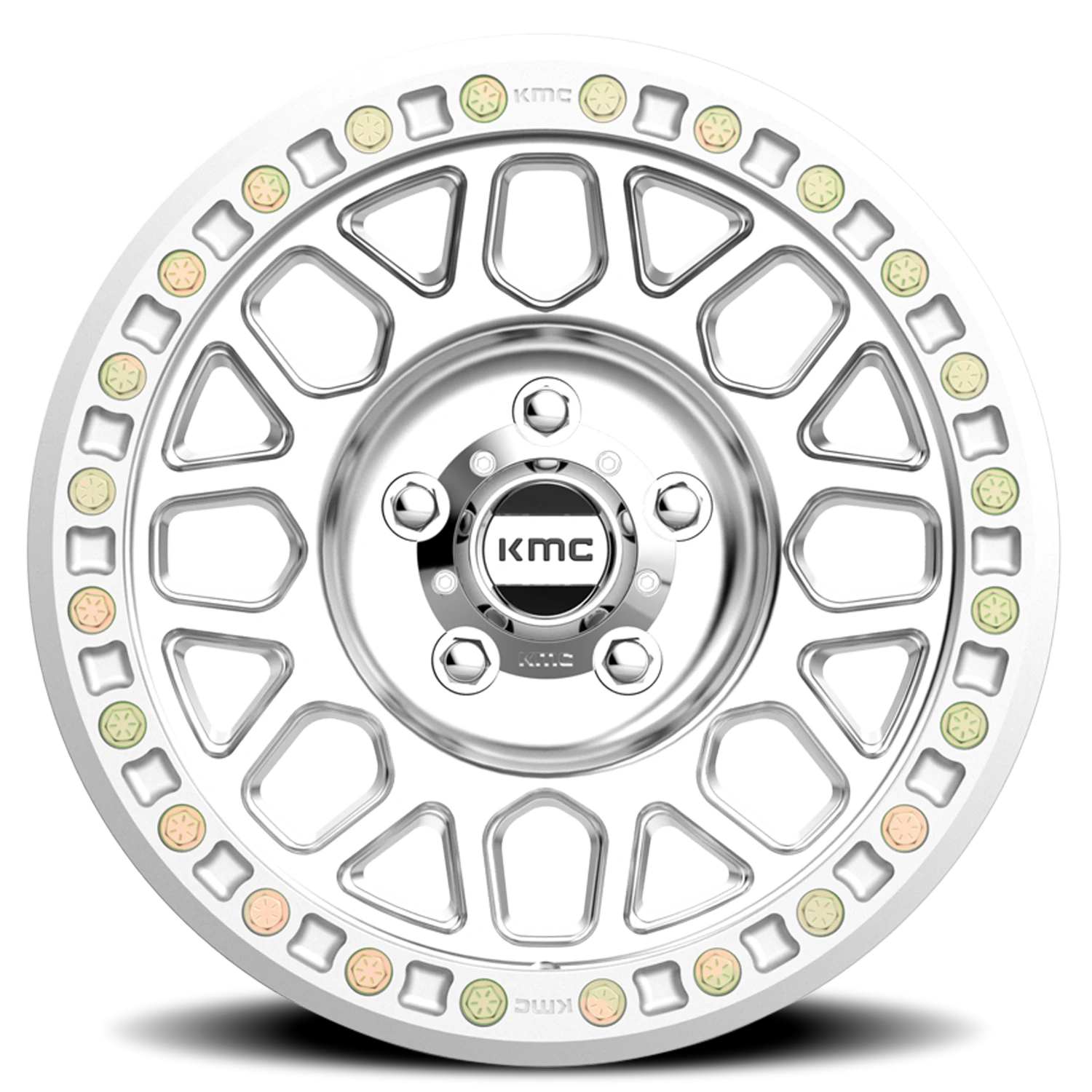 KMC Grenade Desert Beadlock 20x9" 5x127mm 71.5mm CB -12mm Machined