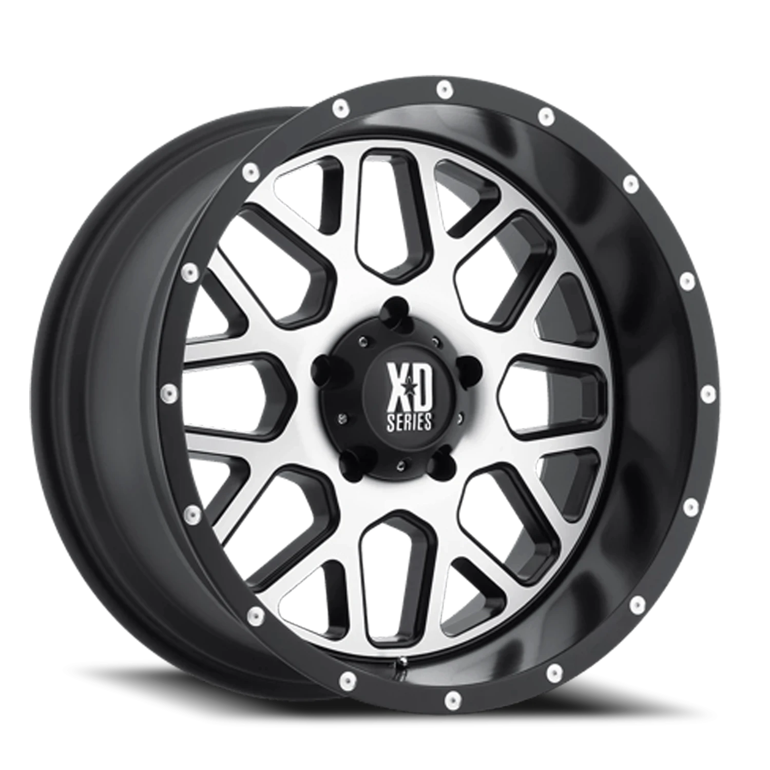 XD Series Grenade 17x8.5" 5x127mm 78.1mm CB 0mm Satin Black Machined Face