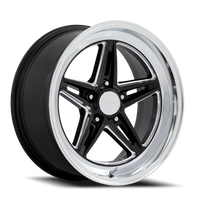 American Racing Groove 20x10" 5x127mm 78.1mm CB -20mm Gloss Black Diamond Cut Lip