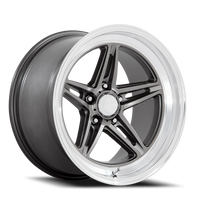 American Racing Groove 20x10" 5x120.65mm 72.6mm CB -20mm Anthracite Diamond Cut Lip