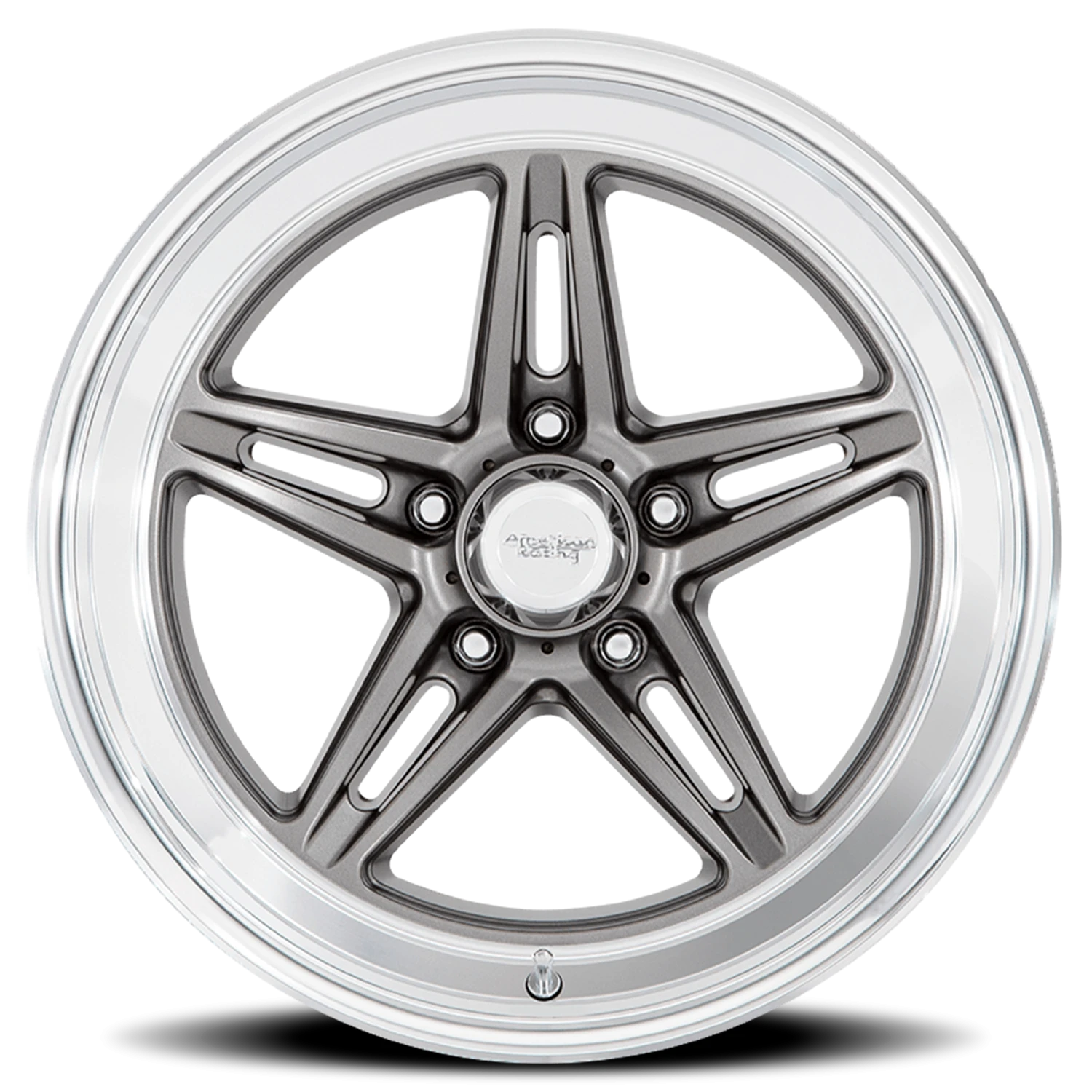 American Racing Groove 20x10" 5x127mm 78.1mm CB -20mm Anthracite Diamond Cut Lip