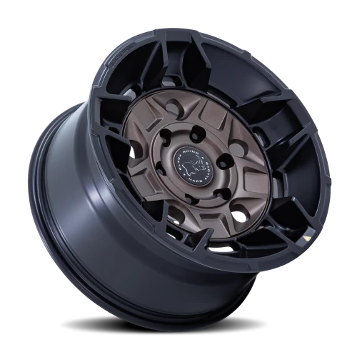 Black Rhino Guard 17x8.5" 6x139.7mm 106.1mm CB +35mm Burnt Bronze Matte Black Lip