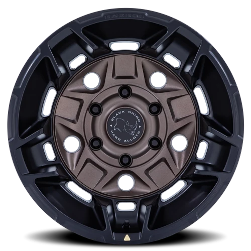 Black Rhino Guard 17x8.5" 6x139.7mm 106.1mm CB +35mm Burnt Bronze Matte Black Lip