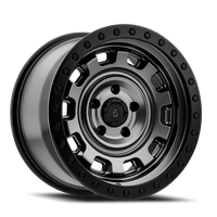 Arena Gunner 17x9" 5x127mm 71.5mm CB -12mm Satin Gunmetal Satin Black Lip