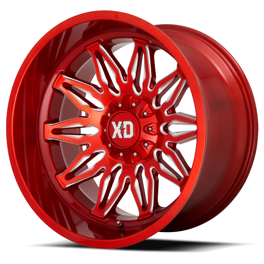 XD Series Gunner 22x12" 6x135mm 106.1mm CB -44mm Candy Red Milled