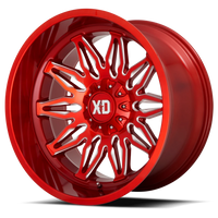 XD Series Gunner 22x12" 6x135mm 106.1mm CB -44mm Candy Red Milled