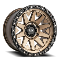 Hardrock Offroad H106 17x9" 5x127mm 78.1mm CB -12mm Matte Bronze Black Lip