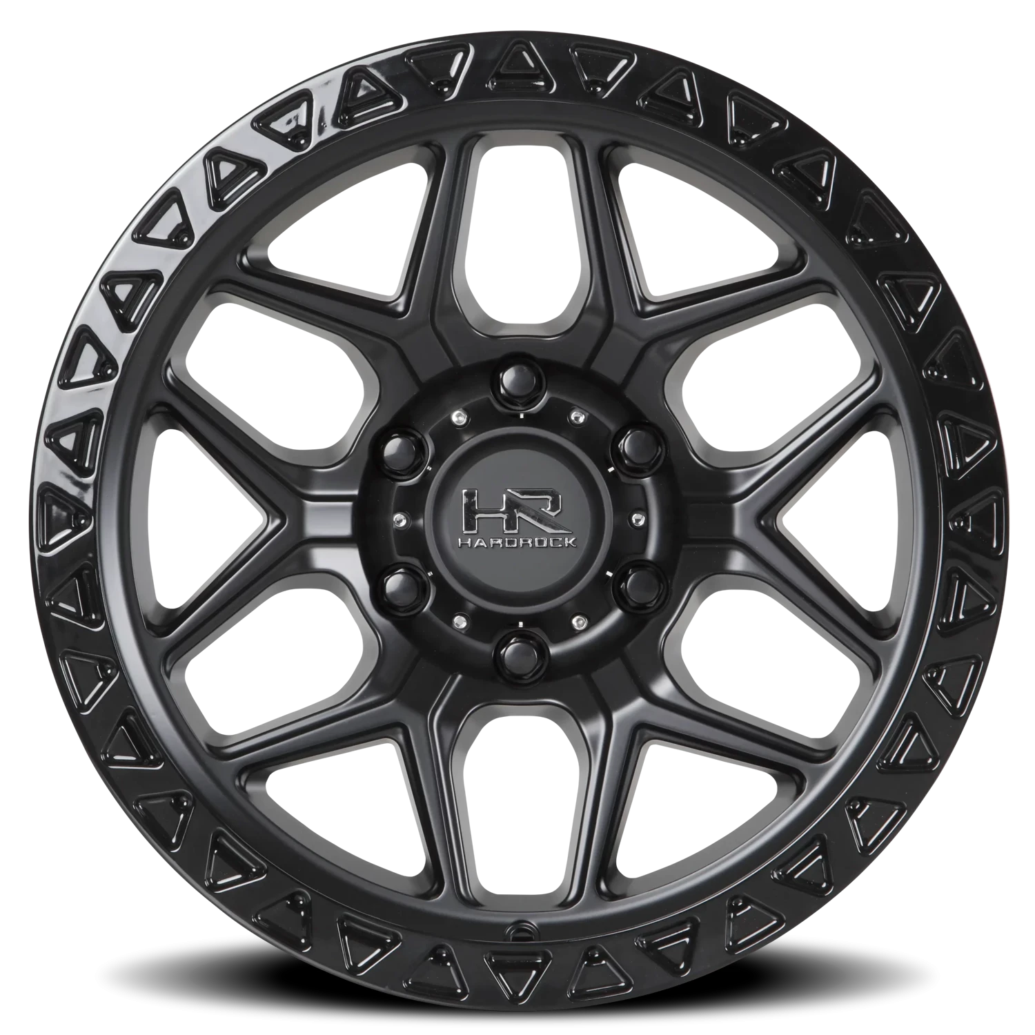 Hardrock Offroad H107 17x9" 6x139.7mm 139.7mm CB +1mm Matte Black