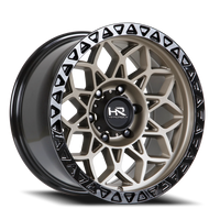 Hardrock Offroad H108 20x10" 6x135mm 135mm CB -19mm Matte Bronze Black Lip