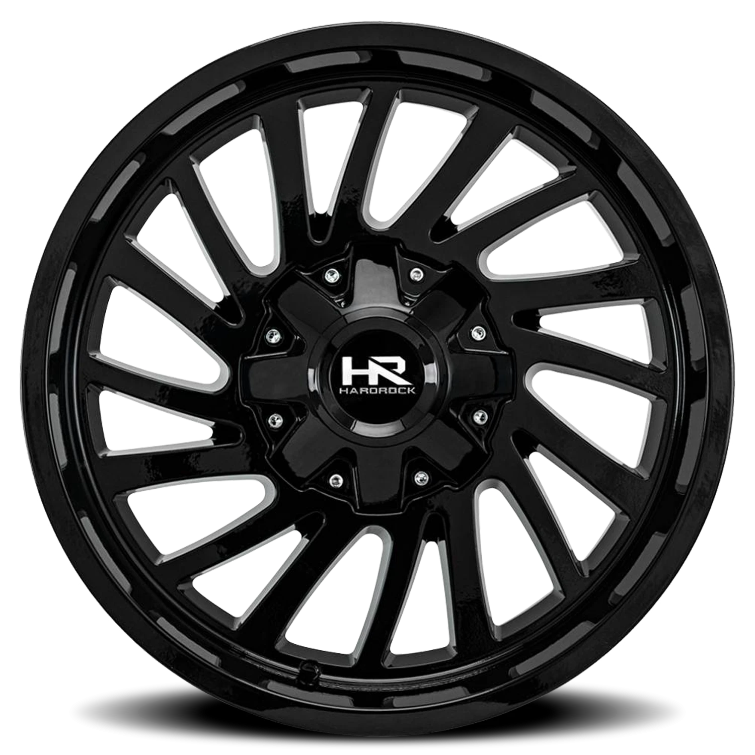 Hardrock Offroad Overdrive H708 20x12" 5x150mm 108mm CB -51mm Gloss Black
