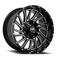 Hardrock Offroad Overdrive H708 20x9" 6x135mm 108mm CB 0mm Gloss Black Milled