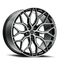Vossen HF2 24x10" 5x130mm 84.1mm CB +15mm Gloss Black Machined