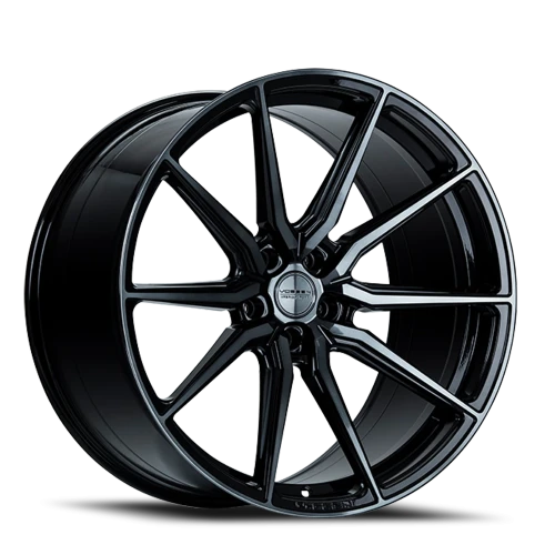 Vossen HF3 24x10" 5x130mm 84.1mm CB +15mm Gloss Black Tinted