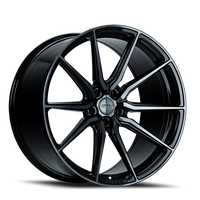 Vossen HF3 22x10.5" 5x112mm 66.5mm CB +42mm Gloss Black Tinted