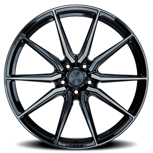 Vossen HF3 20x10.5" 5x112mm 66.5mm CB +45mm Gloss Black Tinted