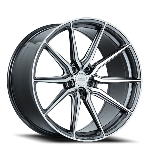 Vossen HF3 21x9" 5x112mm 66.5mm CB +32mm Gloss Graphite
