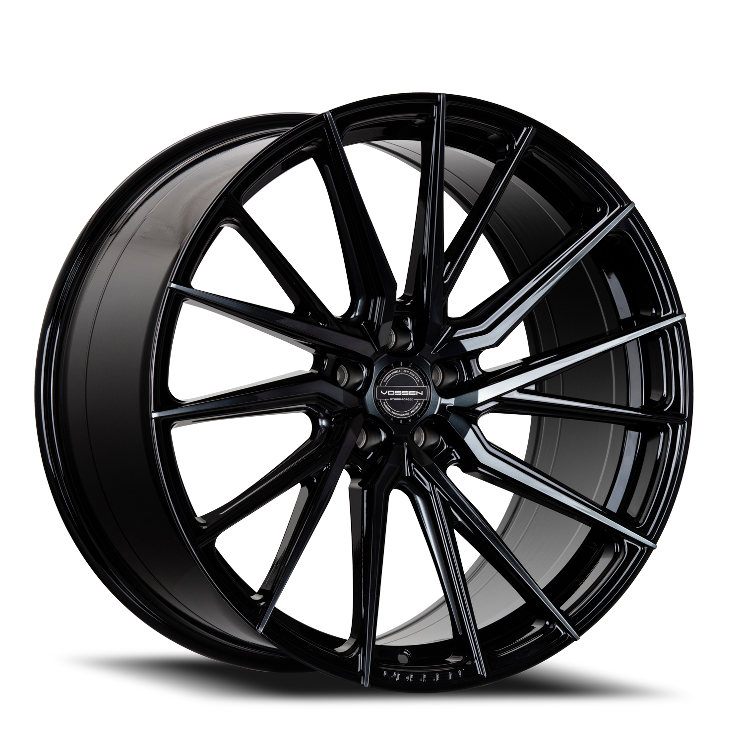 Vossen Wheels HF4T GBT 21x10.5 +42 5x112mm 66.5mm Gloss Black Tinted - Wheel Warehouse