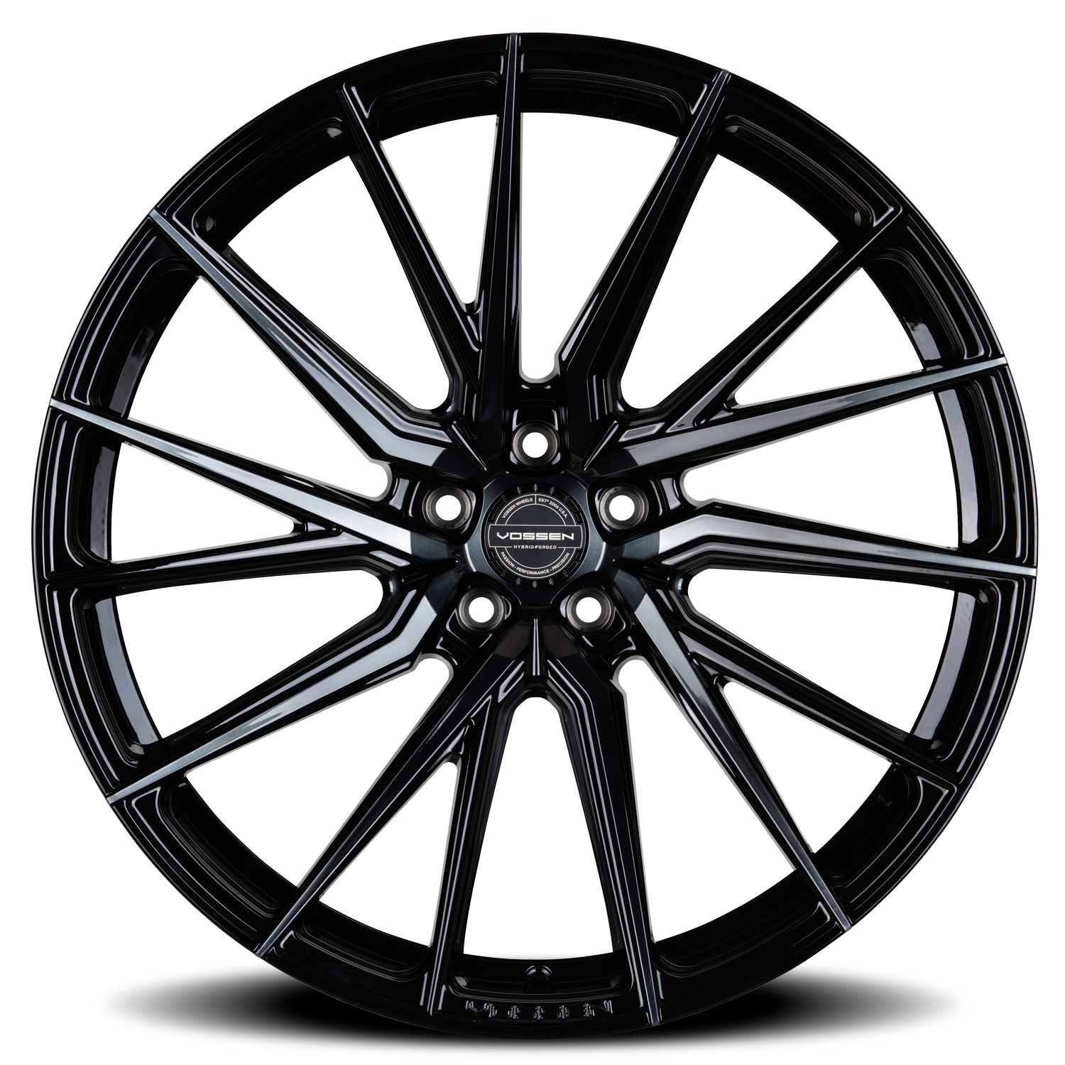 Vossen Wheels HF4T GBT 21x10.5 +42 5x112mm 66.5mm Gloss Black Tinted - Wheel Warehouse