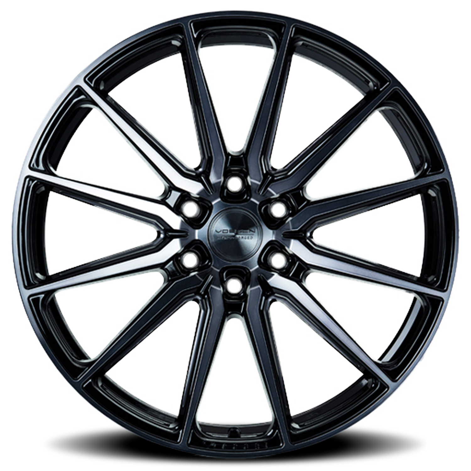 Vossen Wheels HF6-1 GBT 24x10 +25 6x139.7mm 106.1mm Gloss Black Tinted - Wheel Warehouse