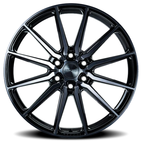 Vossen HF6-1 24x10" 6x135mm 87.1mm CB +25mm Gloss Black Tinted