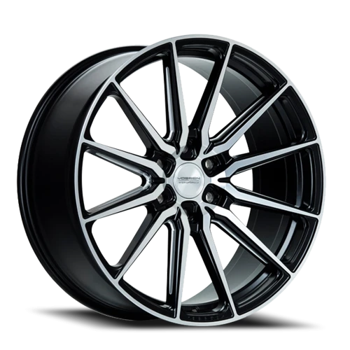 Vossen HF6-1 24x10" 6x135mm 87.1mm CB +25mm Matte Black Brushed