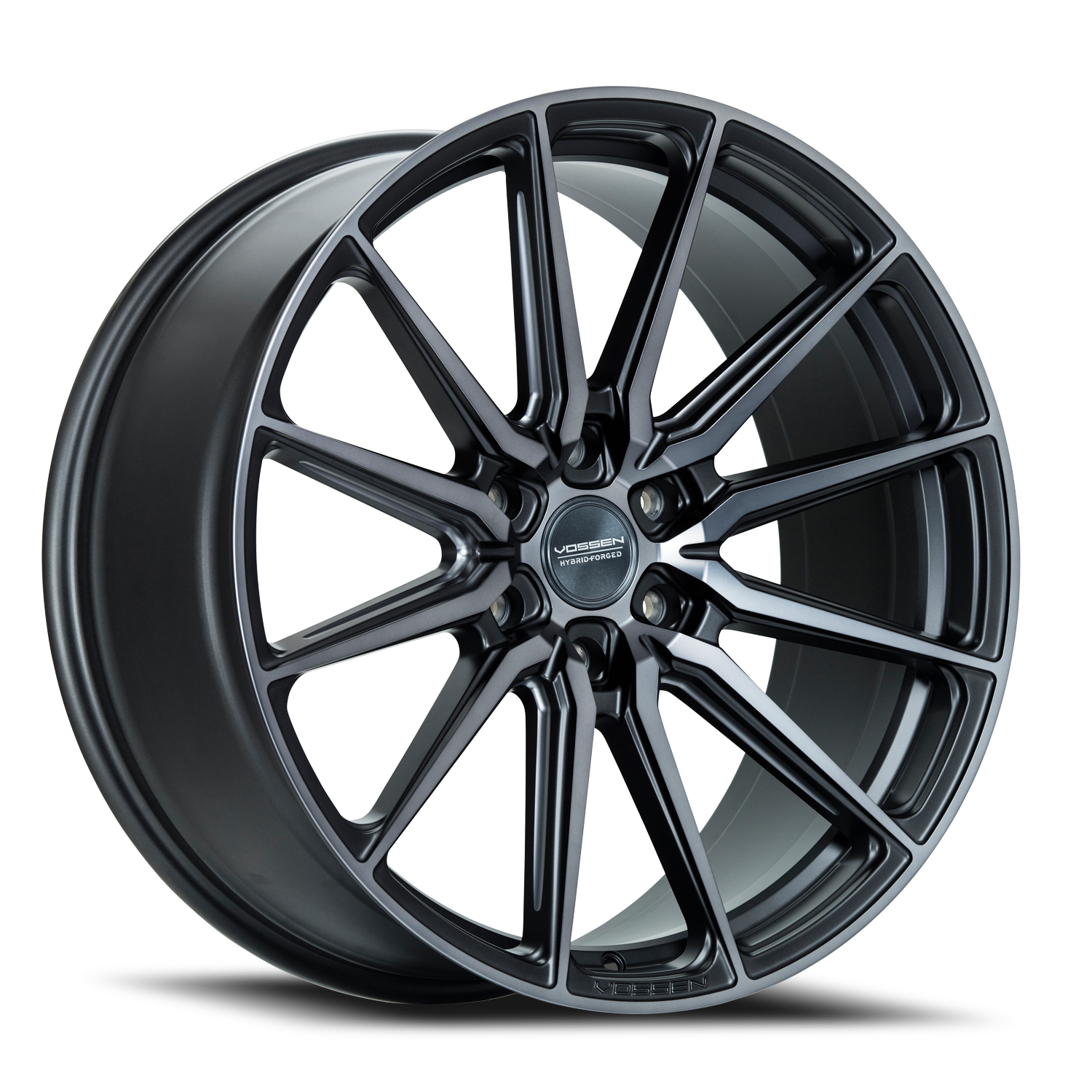 Vossen Wheels HF6-1 MGT 24x10 +25 6x139.7mm 106.1mm Matte Gunmetal Tinted - Wheel Warehouse