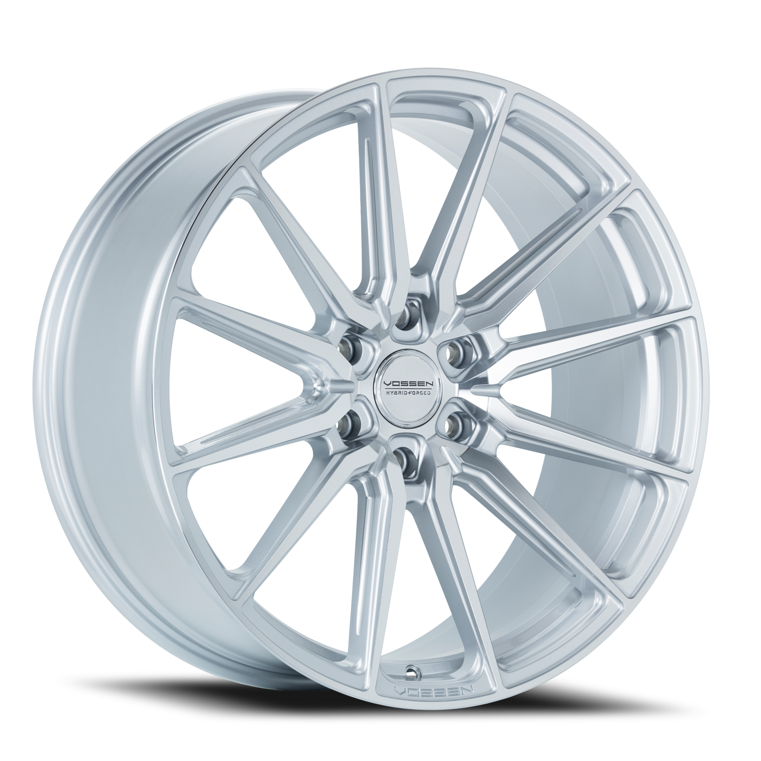 Vossen Wheels HF6-1 SP 22x9.5 +20 6x139.7mm 106.1mm Silver Polished - Wheel Warehouse