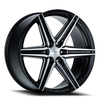 Vossen HF6-2 20x9.5" 6x135mm 87.1mm CB +15mm Matte Black Brushed
