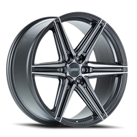 Vossen HF6-2 20x9.5" 6x135mm 87.1mm CB +15mm Matte Gunmetal Tinted