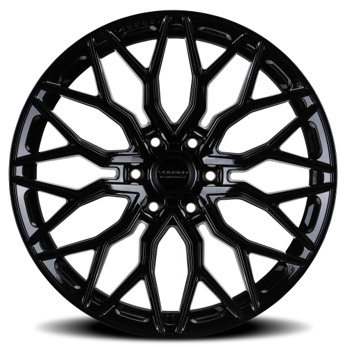 Vossen HF6-3 22x9.5" 6x139.7mm 106.1mm CB +20mm Gloss Black
